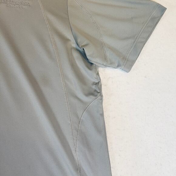 Ping Golf Polo Shirt Mens XL Lt Grey Peninsula Hotel Chicago Stretch Performance - Picture 4 of 13